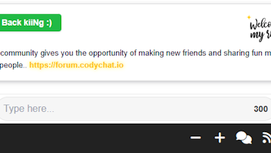 Codychat topic log link glow